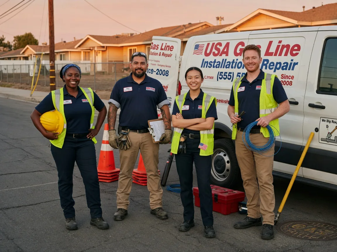 Gas Line Installation company in Bagwell, TX